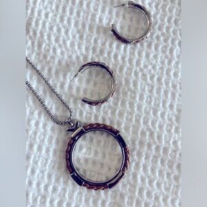 NWOT WHBM necklace and earring set